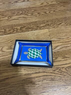 RARE 100% Authentic Jonathan Adler Turtle Valet Tray Luxury Designer Premium